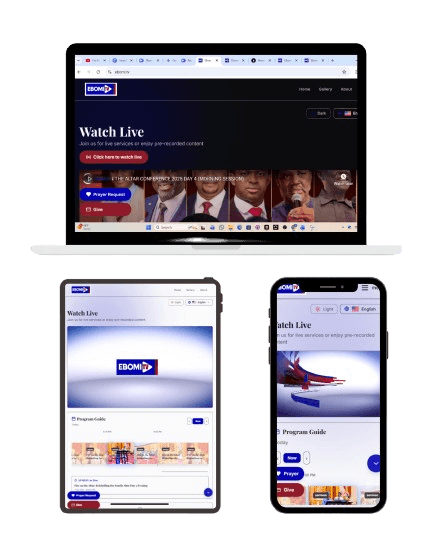 EBOMI.TV Streaming Platform